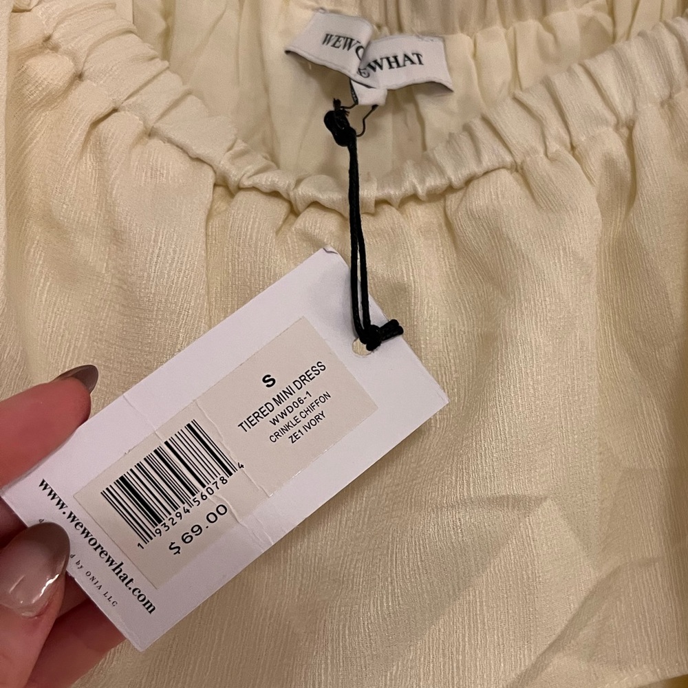 WeWoreWhat | Cream Ruffle Dress - Picture 4 of 4